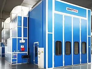 Cabine de peinture pour camions