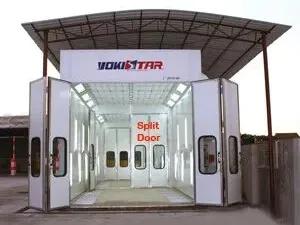 Cabine de peinture à séparation modulable