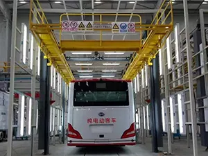 Cabine de peinture poids lourd et bus