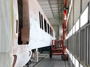 Cabine de peinture poids lourd et bus