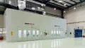 Cabine de peinture aéronautique
