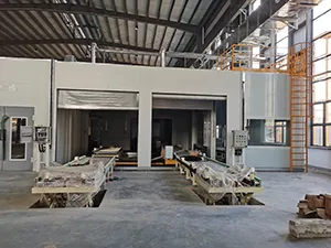 Cabine de peinture pour gros équipements