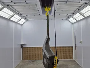 Cabine de peinture pour gros équipements