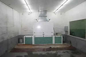 Salle de mélange de peinture